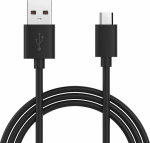 USB-kaabel MicroUSB, 1.5m, must, Samsung
