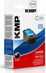 KMP Patrone Canon PG512 black 420 S. C79 refilled