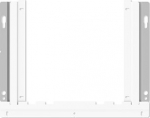 SMS Smart Media Solutions SMS Slim Fixed - Befestigungskit (Wandbefestigung) - f&uuml;r LCD-Display - wei&szlig;, Silber - screen size: 81.3-152.4 cm (32"-60")
