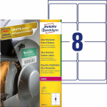 Sticker label AVERY Zweckform 99.1 x 67.7mm 40 sheets ultra durable (L7914-40)