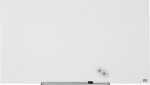 Klaastahvel NOBO Impression Pro Widescreen Brilliant White Glass 45" 1000x560mm valge, kaasas marker, 2 klaastahvlimagnetit