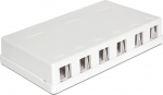 Delock Keystone Surface Mounted Box 6 Port