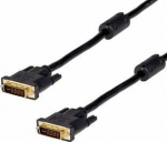Cable Akyga DVI-I - DVI-I 1.8m czarny (AK-AV-02)