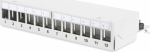 DIGITUS Patchpanel 1HE 12-Port Modular Desktop SOHO grau
