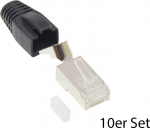 Alcasa Good Connections GC-N0094 - RJ45 - Schwarz - Wei&szlig; - Cat7a - 500000000 Hz - 1.2 mm - 1.45 mm