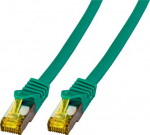 EFB Elektronik EFB RJ45 Patchkabel S/FTP Cat.6A LSZH Cat.7 Rohk. 1.50m gr&uuml;n