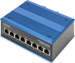 DIGITUS Switch Ind. 8-Port Gigabit Unmanaged blue