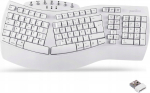 Keyboard Perixx Perixx Periboard-612W DE, wireless ergonomic split keyboard, white