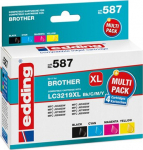 EDDING EDD-587 - Hohe (XL-) yield - 68 ml - 17 ml - 3000 Seiten - 4 St&uuml;ck(e) - Multipack
