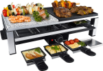 Steba RC 108 Raclette8 Small pan grill.50x25cm Stein/Cast iron
