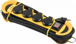 Philips Philips Workshop extension cord 4 jack AC, 3m, 3680W