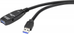 Renkforce RF-4598344 - 5 m - USB A - USB A - USB 3.2 Gen 1 (3.1 Gen 1) - 5 Gbit/s - Schwarz