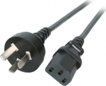 EFB Elektronik EFB Power line China - C13 180&deg;, schwarz, 1.8 m, 3 x 0.75m