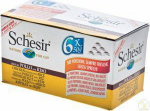 SCHESIR Chicken fillets in broth - wet cat food - 6x50g