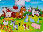 Smily Play Wooden jigsaw puzzle with handles Puzzle Farm Smily Play