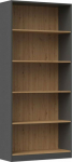 Topeshop Bookstand R80 80x30xH182 anthracite/artisan
