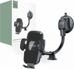 Tech Protect TECH-PROTECT V3 UNIVERSAL LONG ARM WINDSHIELD & DASHBOARD CAR MOUNT BLACK