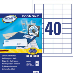 Sticker label AVERY Economy 48.5x25.4mm 40 sheets 100 sheets