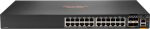HPE Aruba 6300F - Switch - L3 - managed - 24 x 10/100/1000 + 4 x 1 Gigabit / 10 Gigabit / 25 Gigabit / 50 Gigabit SFP56 (Uplink / Stacking)