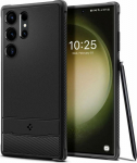 Spigen Case Spigen Rugged Armor Samsung Galaxy S23 Ultra Matte Black