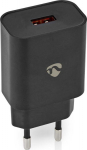 Toalaadija Nedis 1XUSB, 18W/3A, quickcharge, must