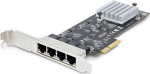 StarTech.com 4-Port 2.5Gbps NBASE-T PCIe Network Card, Intel I225-V Chip, Quad Port Computer Network Card, Multi-Gigabit NIC, PCI Express Server LAN Card, Desktop Ethernet Interface Card, PCI Express 2.0 (PR42GI-NETWORK-CARD) - network adapter - PCIe 2.0