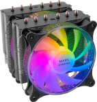 Mars Gaming MCPU-XT CPU Cooler Dual Tower Cooling 300W 2x120mm ARGB