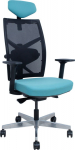 Task chair TUNE teal blue/black