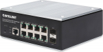 INTELLINET 8-Port Gb PoE+ Web-managed industrial switch 2xSFP