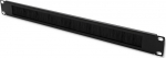 Qoltec Brush duct for cabinets RACK 19" | 1U