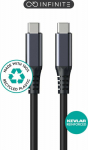 eSTUFF INFINITE (GRS) USB-C Cable, 2m, USB4 Gen2x2.100W, 20Gbps