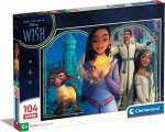 Clementoni CLE puzzle 104 SuperKolor Disney Wish 27148