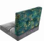 Hobbygarden R2 KAJA GRAPHITE PILLOW + GREEN GRASS