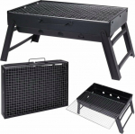 ProGarden Folding charcoal grill, rectangular