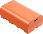 SMALLRIG 4971 NP-F550 USB-C RECHARGEABLE CAMERA BATTERY ORANGE