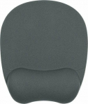 Powerton Mouse Pad Mouse Pad, ergonomic, memory foam, szara, Powerton