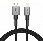Kabel USB Tech Protect USB-A - Lightning 1 m Szary (5906302380855)