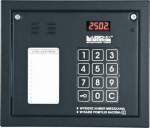 Laskomex CP-2502NR black Audio panel with mini tenant list and key reader RFID