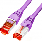 PATCHCORD TWISTED GETFORT CAT.6A S/FTP LSOH 10m fioletowy