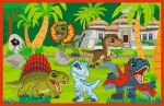 Trefl PUZZLE 2x24 Little dinosaurs / JurassicWorld 34437