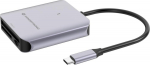 CONCEPTRONIC Kartenleser USB-C3.2->SD/TF4.0/CFast2.0 schwarz