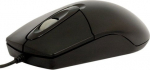 A4Tech OP-720 czarna - Mouse Wired | Optical | 1200 dpi | 2 buttons | USB 2.0 | kabel 1.5m