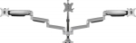 Monitor Arm IcyBox 3 Monitors up to 32" USB/AUDIO extern retail