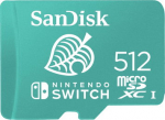 SANDISK/NINTENDO MICROSDXC, 512GB V30 C10 100MB/S R 90MB/S W