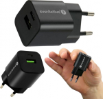 CHARGER NETWORK everActive GaN SC-390QB 30W 1xUSB-C 1xUSB-A PD PPS