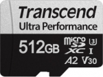 SD microSD Card 512GB Transcend SDXC USD340S w/Adapter