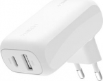BELKIN BOOSTCHARGE 42W - 30W USB-C PD, PPS + 12W USB-A DUAL WALL CHARGE