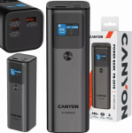 Power bank Canyon 27000mAh 140W TFT, Dark Grey