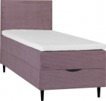 Continental bed LAARA 90x200cm, pink