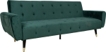 Sofa bed FALUN 214x83xH82cm, green velvet